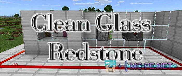 Clean Glass Redstone