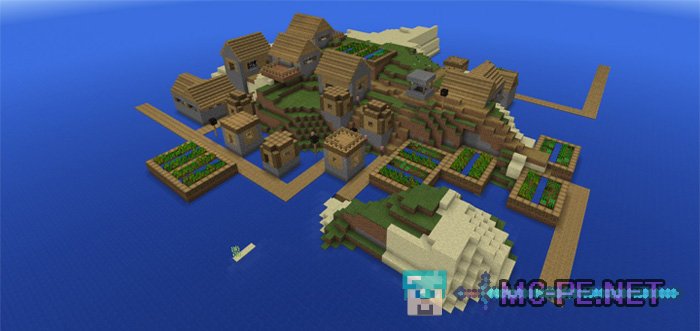 Маленькая деревня на острове