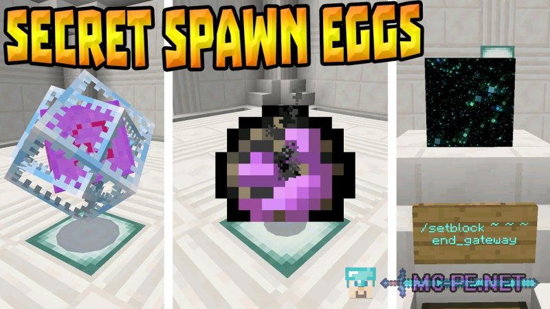 Secret Spawn Eggs and Items