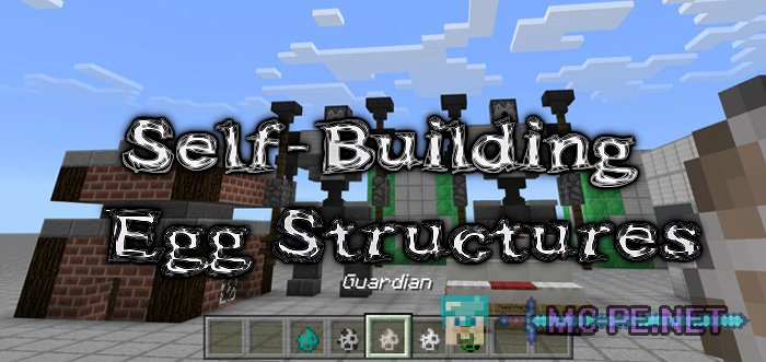 Self-Building Egg Structures